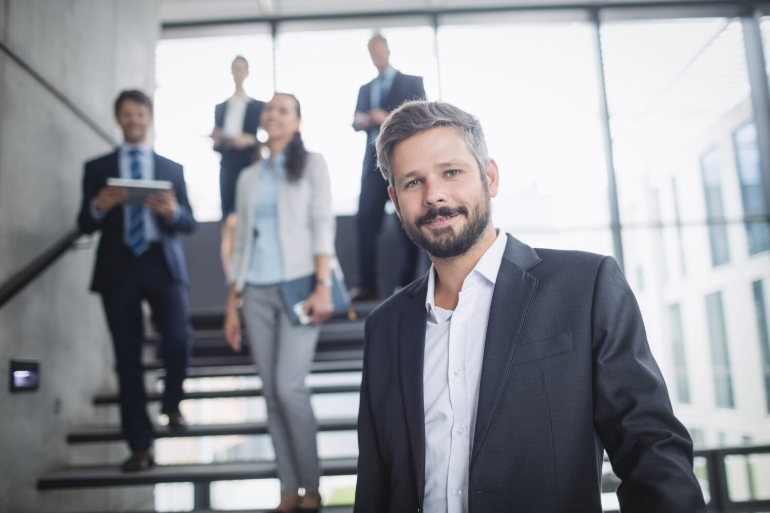 Portrait of a confident businessman in office